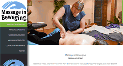 Desktop Screenshot of massageinbeweging.nl